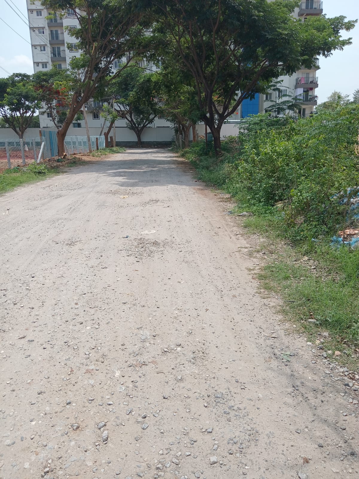 Infenity Kranthi Tech City Plots adjacent to high rise building near to Sarjapura Circle