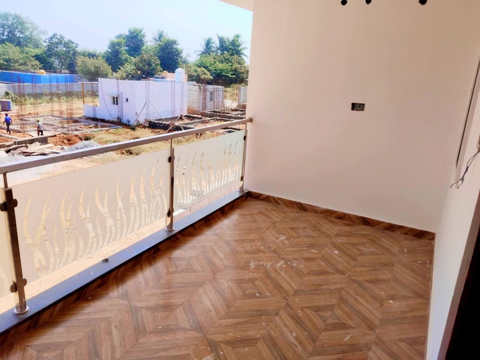 Balcony view of a completed Villa at Infenity Purvankar - Attibele - Anekal Road