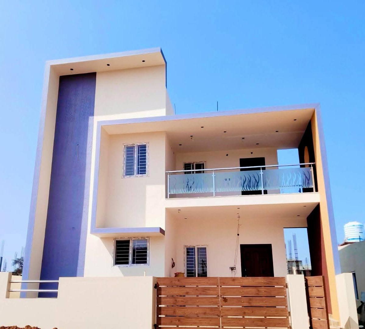View of a construction completed residential property at Infenity Purvankar - Attibele - Anekal Road